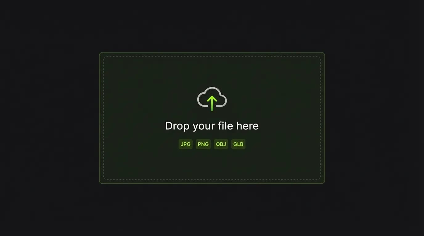 Upload Your Image or 3D Model